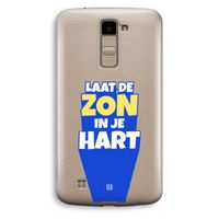 Laat de zon in je hart: LG K10 (2016) Transparant Hoesje Laat de zon in je hart: LG K10 (2016) Transparant Hoesje