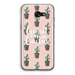 Cactus quote: Samsung Galaxy A5 (2017) Transparant Hoesje
