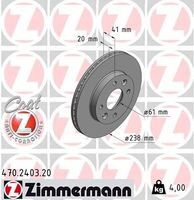Remschijf Coat Z 470240320