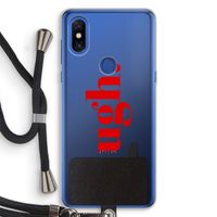 Ugh: Xiaomi Mi Mix 3 Transparant Hoesje met koord