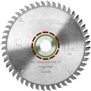 Festool Cirkelzaagblad voor Laminaat | Laminate/HPL | Ø 160mm Asgat 20mm 48T - 496308
