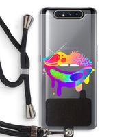 Lip Palette: Samsung Galaxy A80 Transparant Hoesje met koord