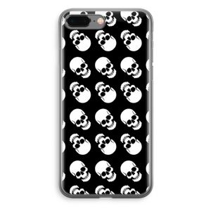 Musketon Skulls: iPhone 8 Plus Transparant Hoesje