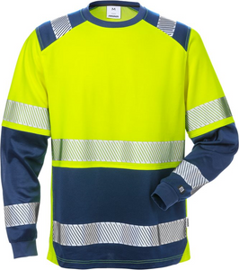 Fristads 129514 High vis T-shirt lange mouwen klasse 2 7457 THV