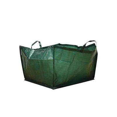 Opvouwbare tuinafvalzak - groen - 190 liter liter - 69 x 40 cm - tuinopruimer - tuin afvalzak