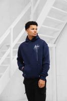 Malelions Painter Hoodie Heren Donkerblauw - Maat M - Kleur: Donkerblauw | Soccerfanshop