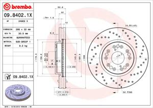 Brembo Remschijven 09.8402.1X