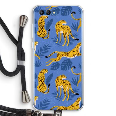 Luipaard: Honor 10 Transparant Hoesje met koord
