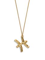 Jil Sander zodiac-sign pendant necklace - Or