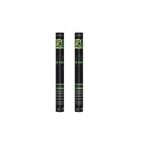 Groen supporters Confetti kanon/shooter - 2x - groen - 60 cm - St. Patricksday