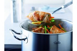 Fissler Original Profi Collection Kookpan Laag met RVS Deksel, 20cm