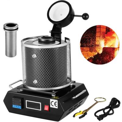 VEVOR 1150 ℃ 3 kg Digitale Smeltoven Machine Automatische Smeltoven Zwarte Goud Smeltoven 1400 W Elektrische Smeltoven