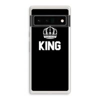 King zwart: Google Pixel 6 Pro Transparant Hoesje King zwart: Google Pixel 6 Pro Transparant Hoesje