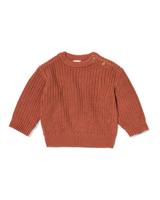 HEMA Babytrui grofgebreid bruin (bruin)