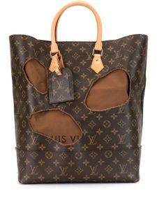 Louis Vuitton Pre-Owned x Comme Des Garçons sac cabas monogrammé (2014) - Marron