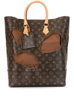 Louis Vuitton Pre-Owned x Comme Des Garçons sac cabas monogrammé (2014) - Marron - thumbnail