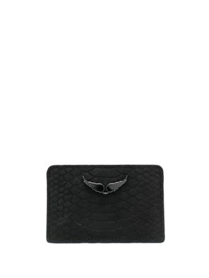 Zadig&Voltaire portefeuille ZV Pass en cuir - Noir