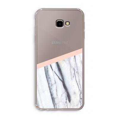 A touch of peach: Samsung Galaxy J4 Plus Transparant Hoesje