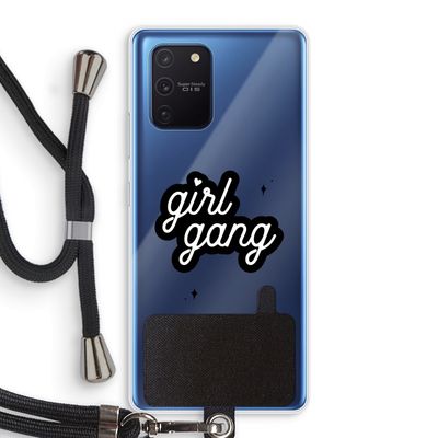 Girl Gang: Samsung Galaxy Note 10 Lite Transparant Hoesje met koord