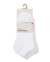 HEMA Heren Enkelsokken - 5 Paar Wit (wit)