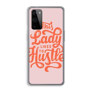 Hustle Lady: OnePlus 9 Pro Transparant Hoesje