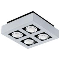 Eglo Led plafondspot Loke 1 4-lichts led metaalgrijs 91355