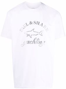 Paul & Shark t-shirt à logo imprimé - Blanc