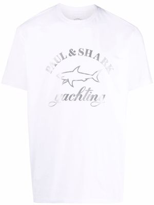 Paul & Shark t-shirt à logo imprimé - Blanc