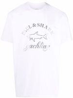 Paul & Shark t-shirt à logo imprimé - Blanc