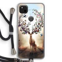 Seasons Change: Pixel 4a Transparant Hoesje met koord