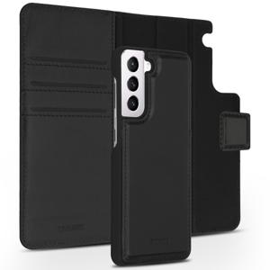 Accezz Premium Leather 2 in 1 Wallet Bookcase Samsung Galaxy S21 Telefoonhoesje Zwart