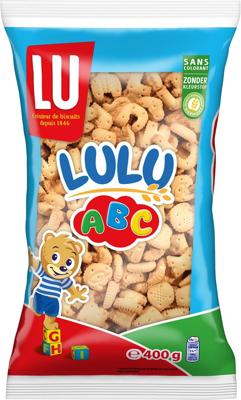 LU letterkoekjes Lulu ABC, zak van 400 g