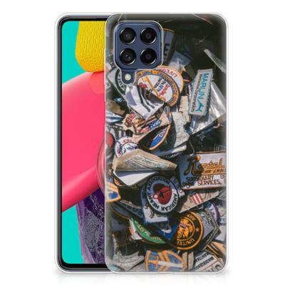Samsung Galaxy M53 | Siliconen hoesje | met foto Badges