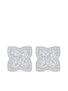 De Beers Jewellers boucles d'oreilles Enchanted Lotus en or blanc 18ct