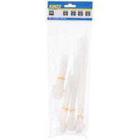 Kinzo Kabelbinders - Tie wraps - wit - 4 formaten - 200x stuks