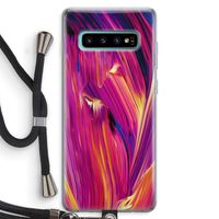 Phoenix: Samsung Galaxy S10 Plus Transparant Hoesje met koord