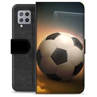 Samsung Galaxy A42 5G Premium Portemonnee Hoesje - Voetbal