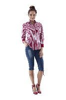 Damesblouse Tiroler of Brabants bont