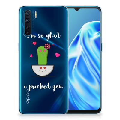 OPPO A91 Telefoonhoesje met Naam Cactus Glad