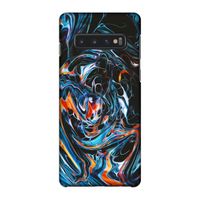 Black Unicorn: Samsung Galaxy S10 4G Volledig Geprint Hoesje