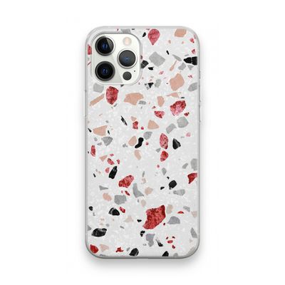 Terrazzo N°12: iPhone 12 Pro Max Transparant Hoesje