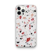 Terrazzo N°12: iPhone 12 Pro Max Transparant Hoesje