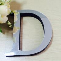 2 PC'S Home Decoratie creatieve persoonlijkheid Engelse letters acryl spiegel 3D DIY muur stickers (D)