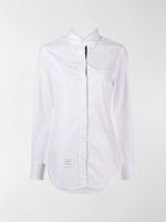 Thom Browne chemise à logo - Blanc