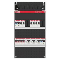 ABB Groepenkast Hafonorm - 3-fase 1 HS 40A 4P 3 ALS 63A 2P 30 mA - 1SPF006972F0064