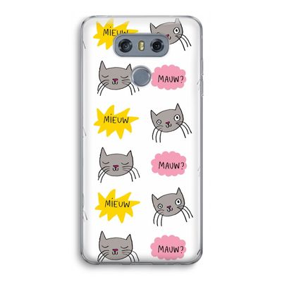 Meow: LG G6 Transparant Hoesje