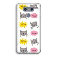 Meow: LG G6 Transparant Hoesje