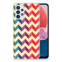 Samsung Galaxy A13 4G | TPU bumper | Zigzag Multi Color