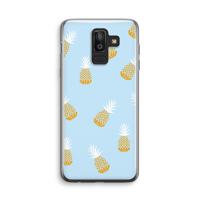 Ananasjes: Samsung Galaxy J8 (2018) Transparant Hoesje - thumbnail
