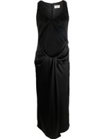 V:PM ATELIER robe sans manches à détail noué - Noir
